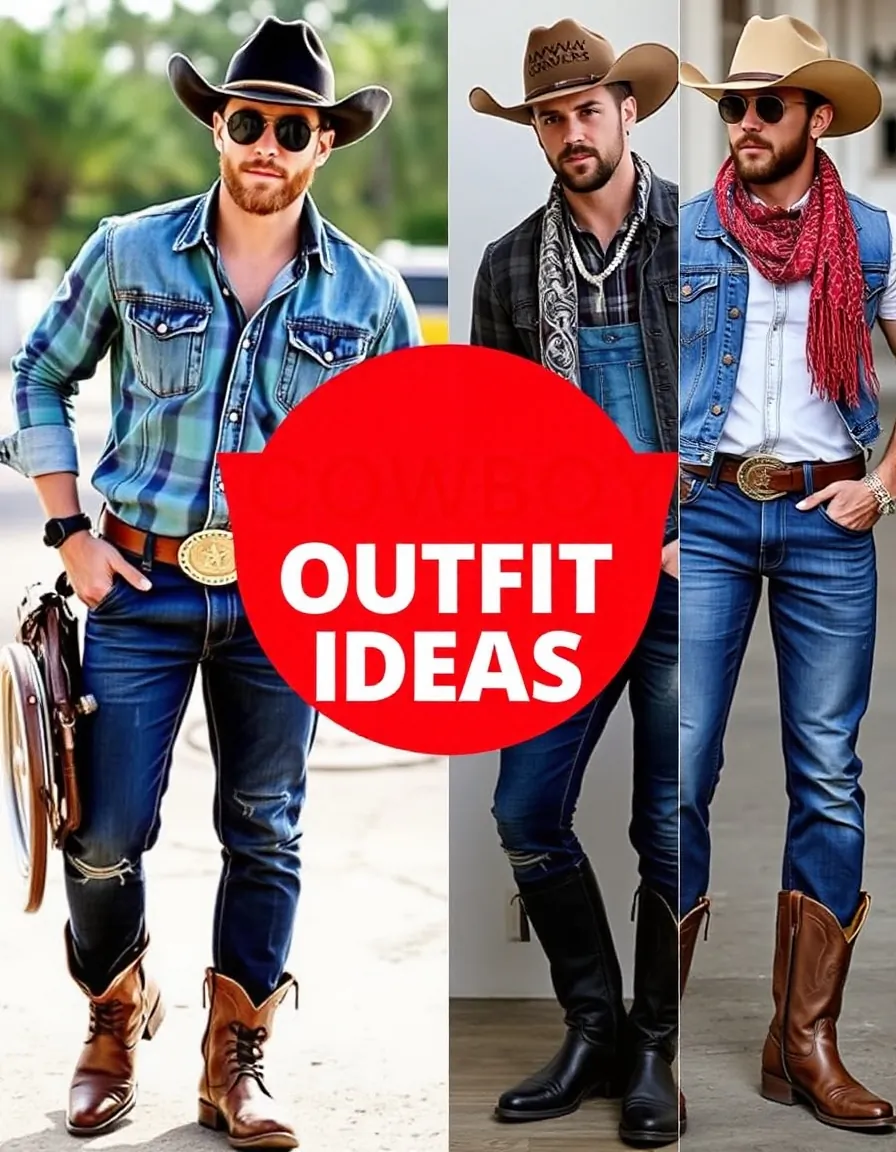 bold cowboy outfit ideas for men