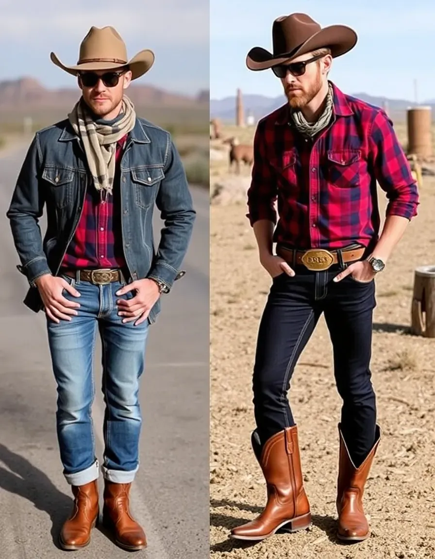 bold cowboy outfit ideas for men