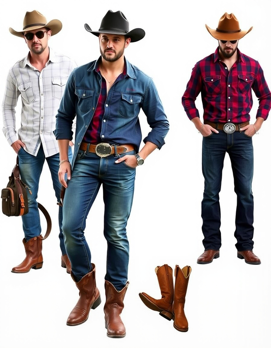 bold cowboy outfit ideas for men
