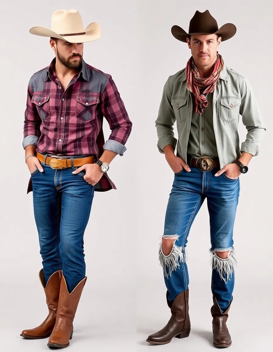 bold cowboy outfit ideas for men