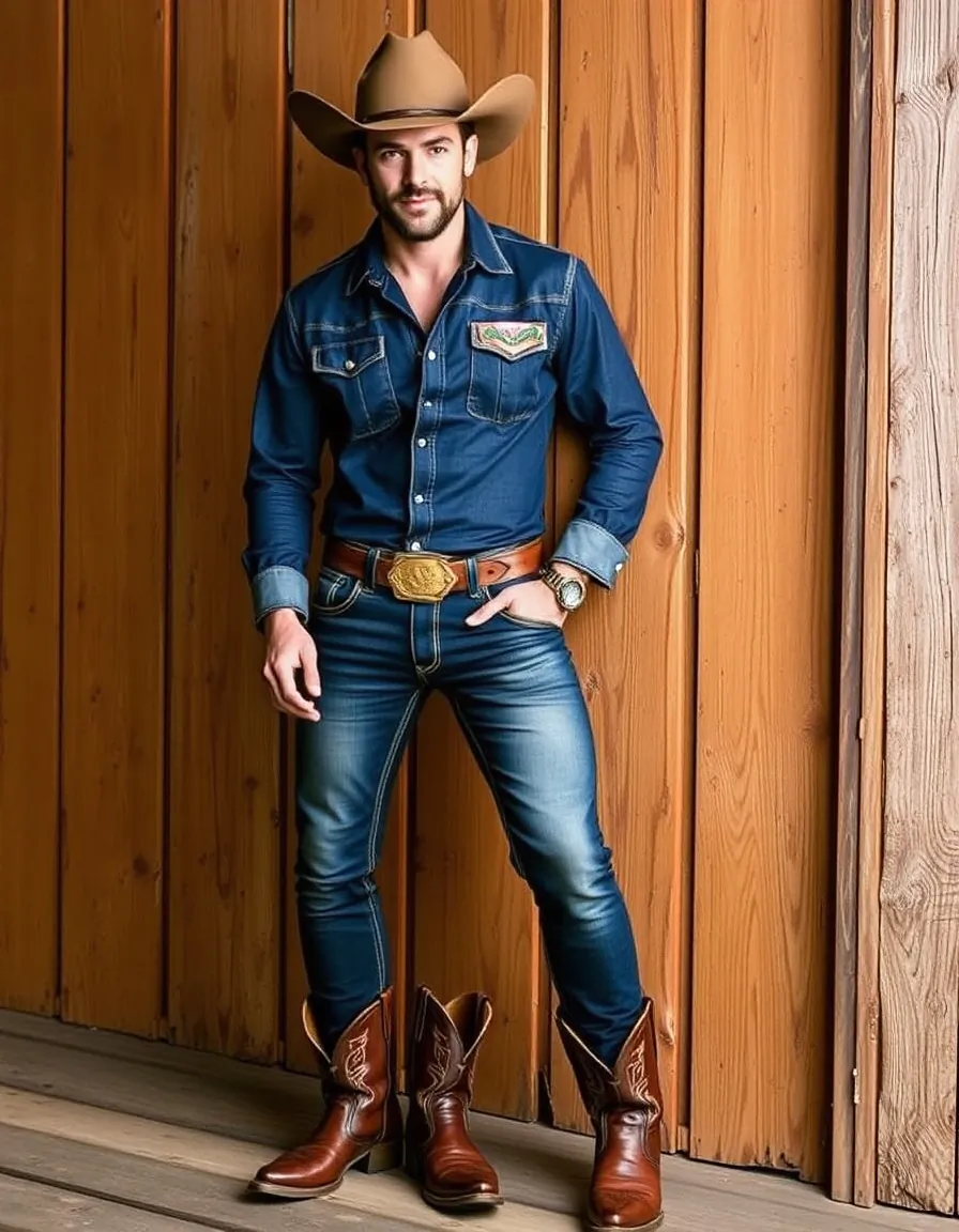 bold cowboy outfit ideas for men