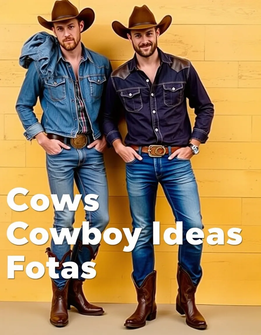 bold cowboy outfit ideas for men