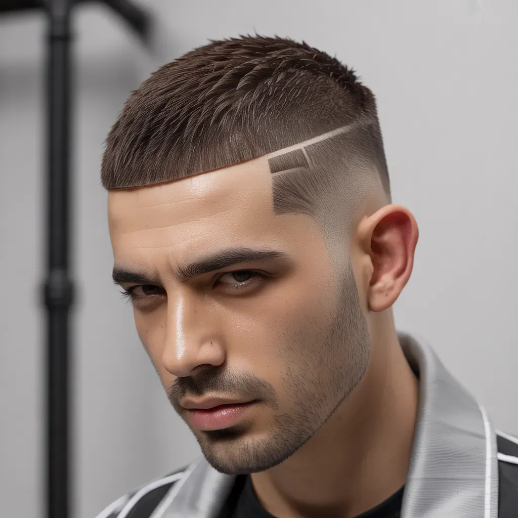 bold crew cut styles for men
