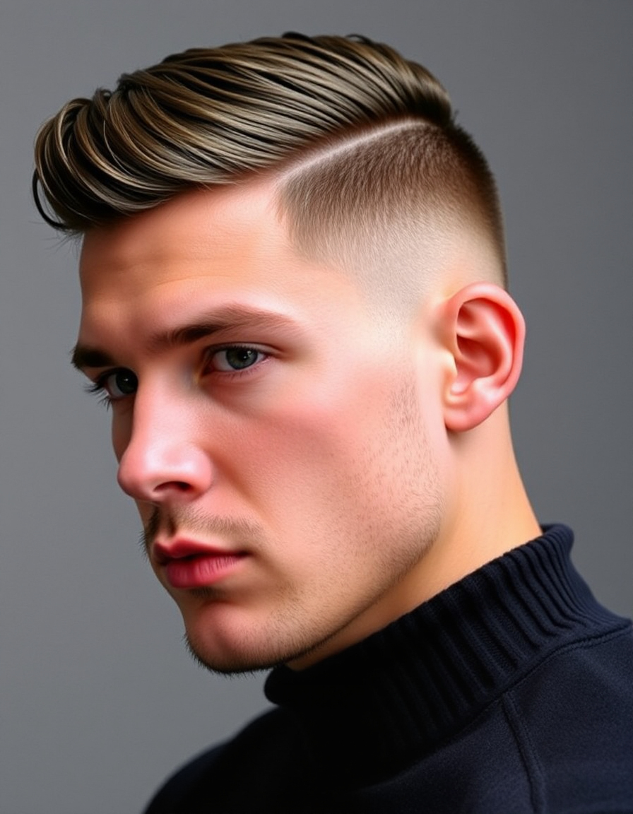 bold crew cut styles for men
