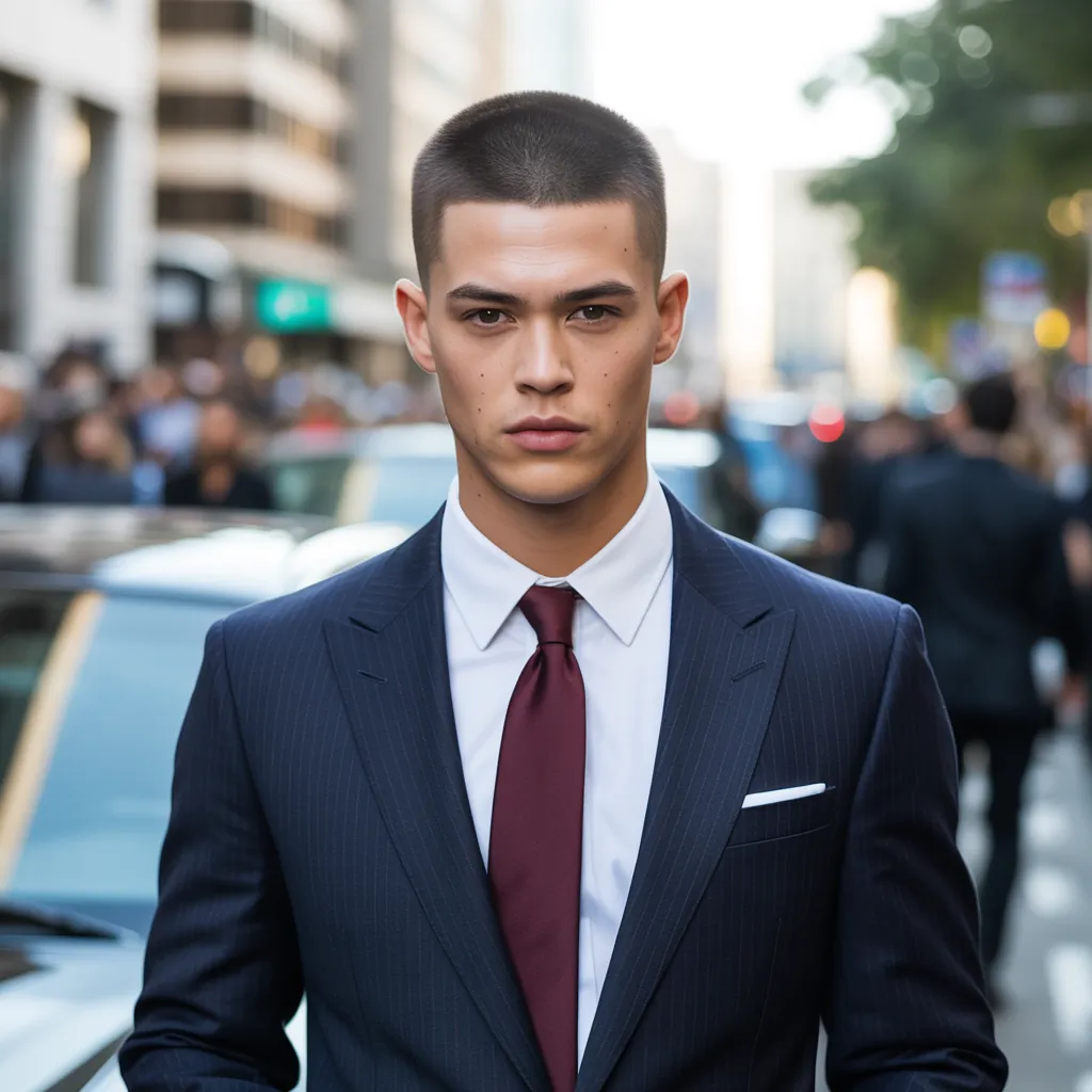 bold crew cut styles for men