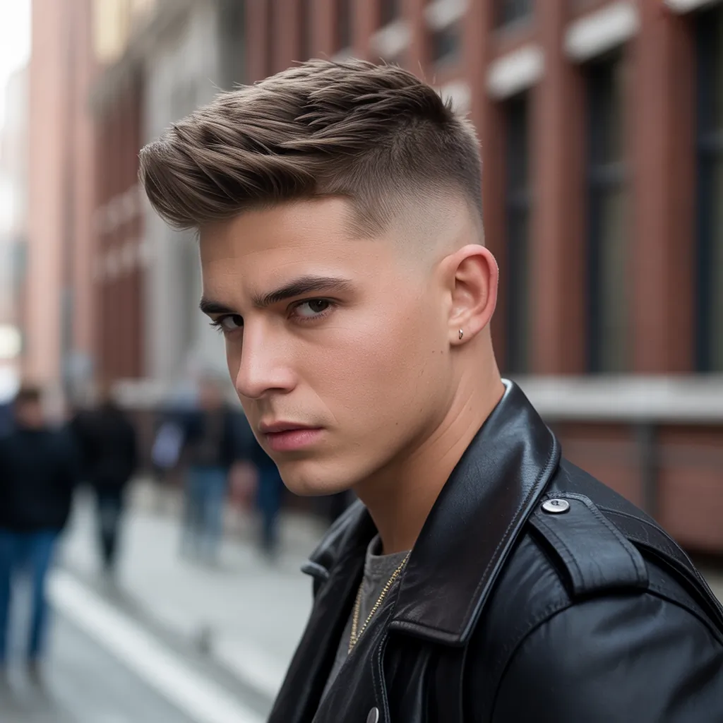 bold crew cut styles for men