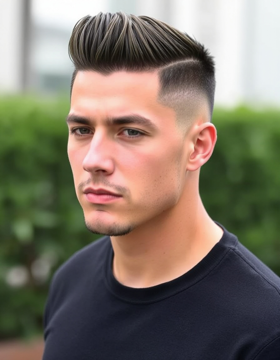 bold crew cut styles for men