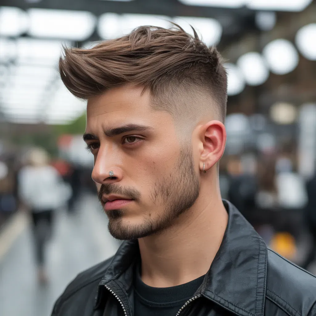 bold crew cut styles for men