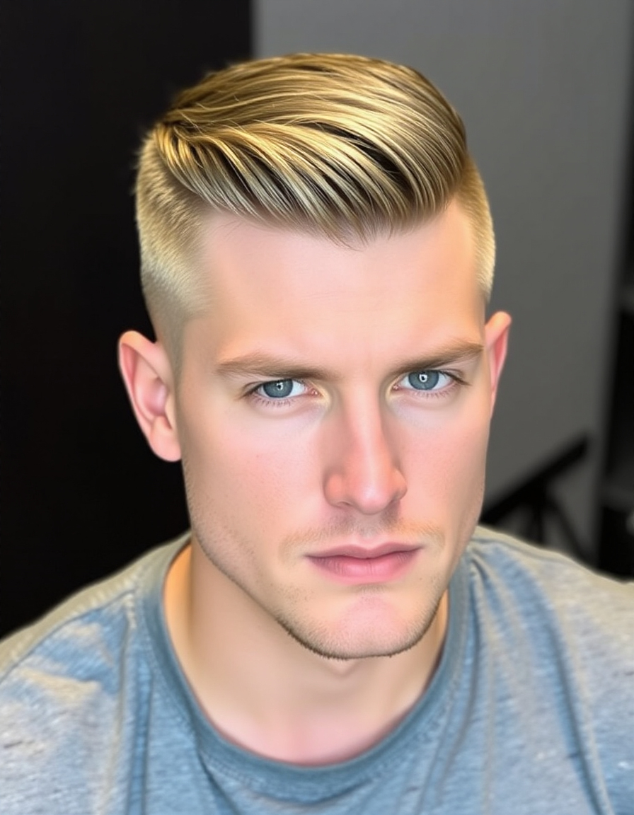 bold crew cut styles for men
