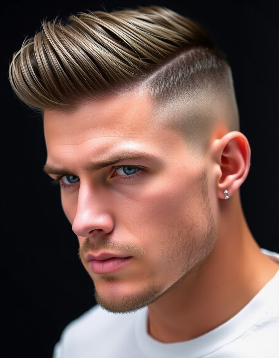 bold crew cut styles for men