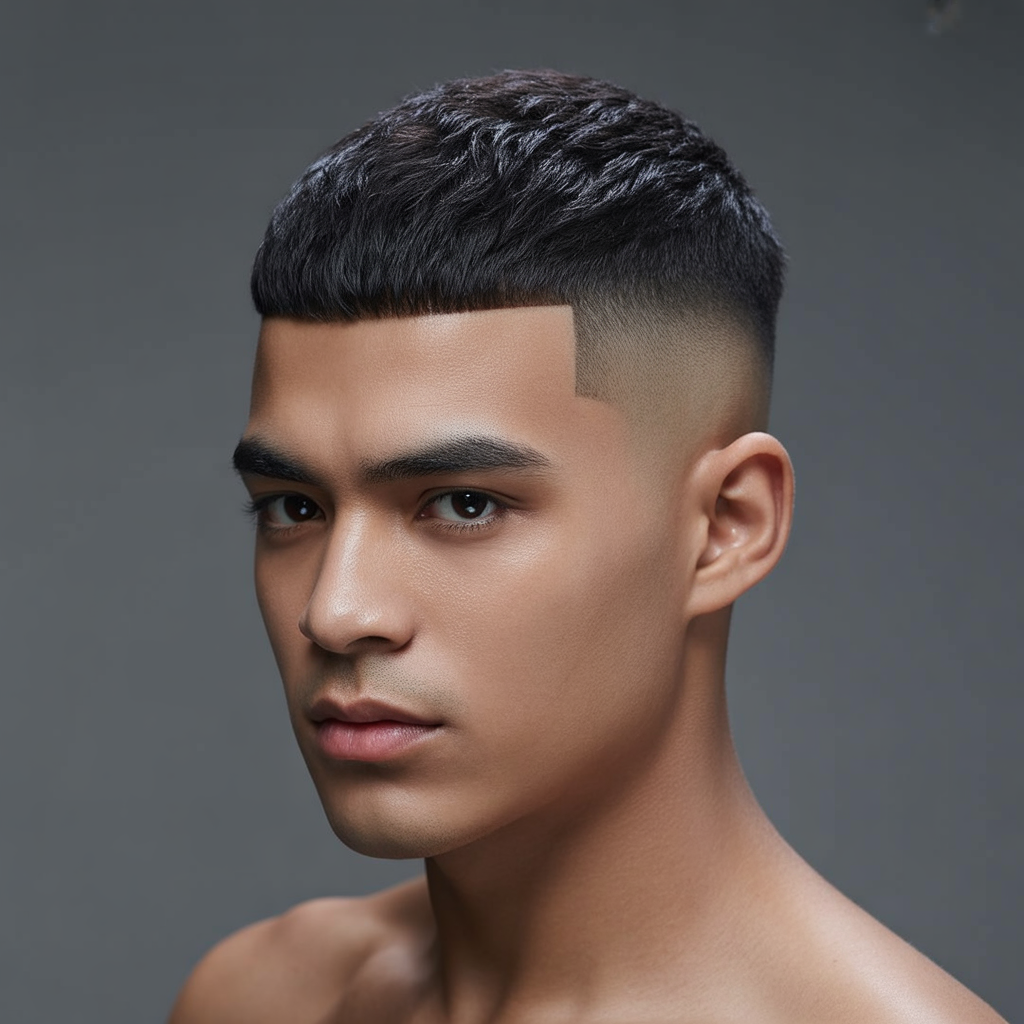 bold crew cut styles for men