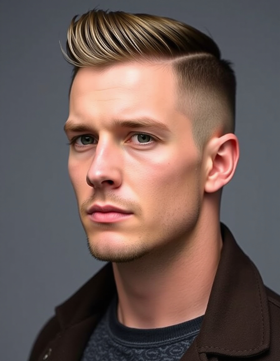 bold crew cut styles for men