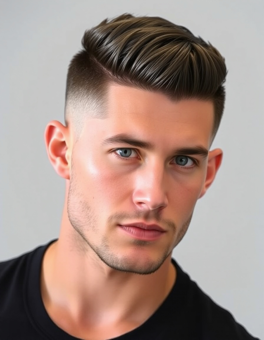 bold crew cut styles for men