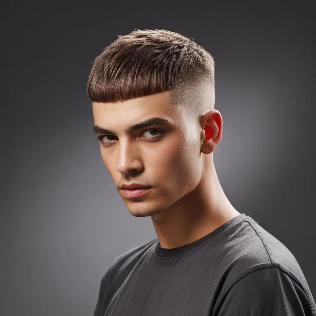 bold crew cut styles for men