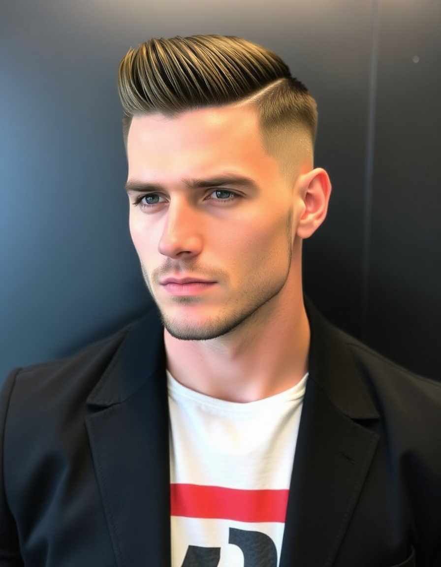 bold crew cut styles for men