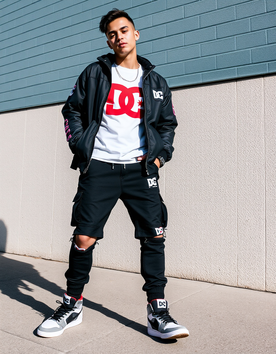 bold dc shoes outfit styles