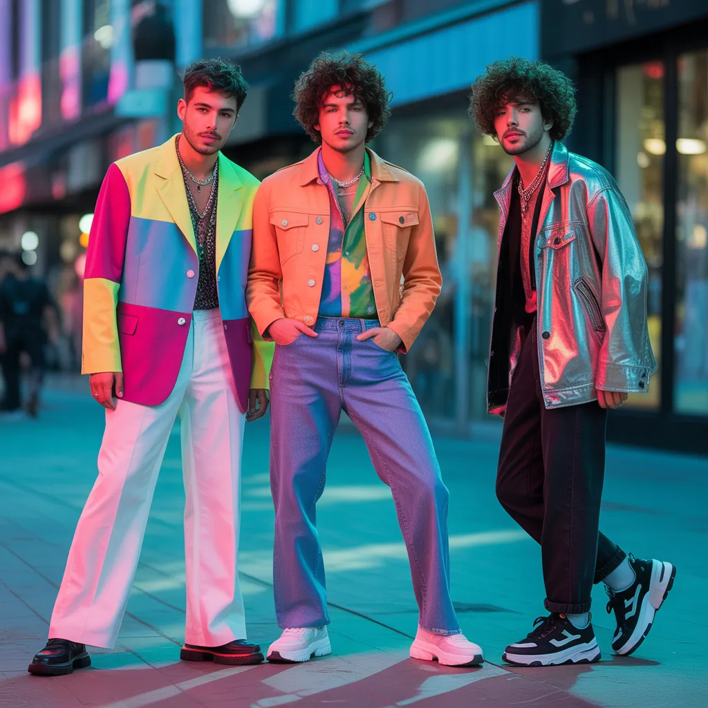 bold festival outfits men