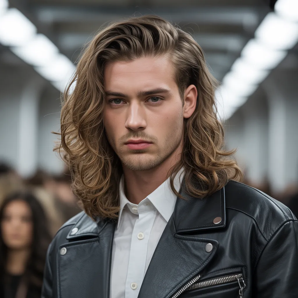 bold long hair men styles