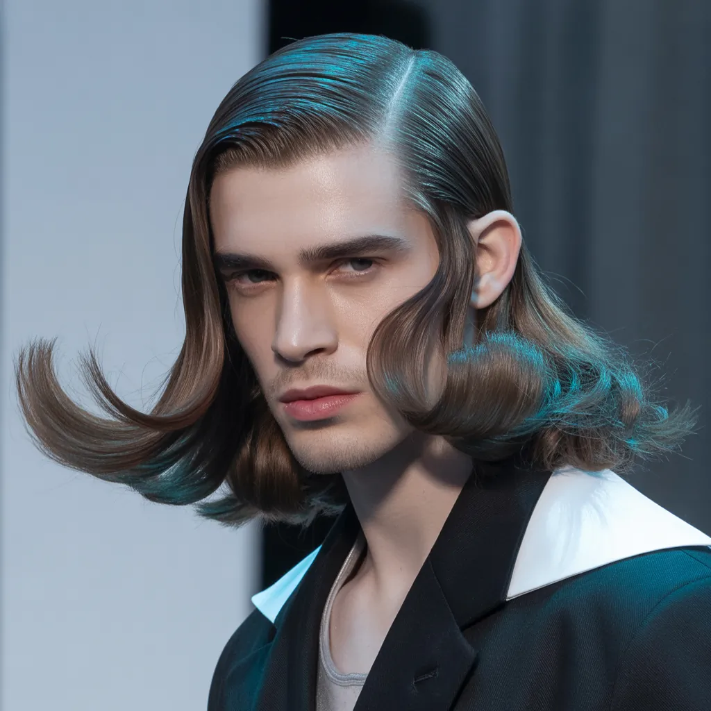 bold long hair men styles