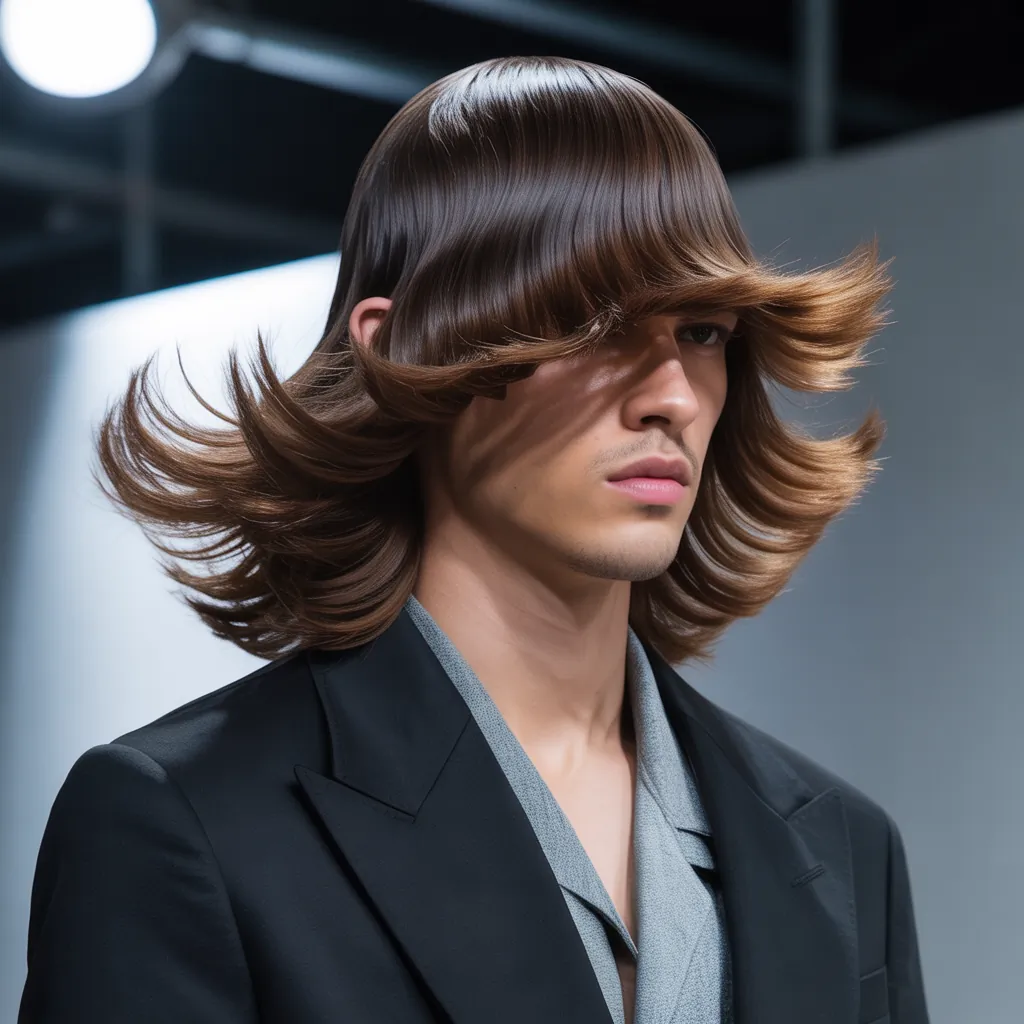 bold long hair men styles
