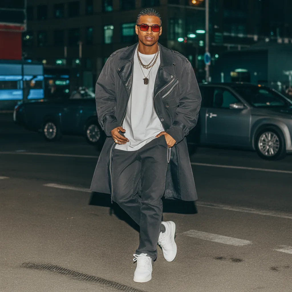 bold looks for gangsta style men