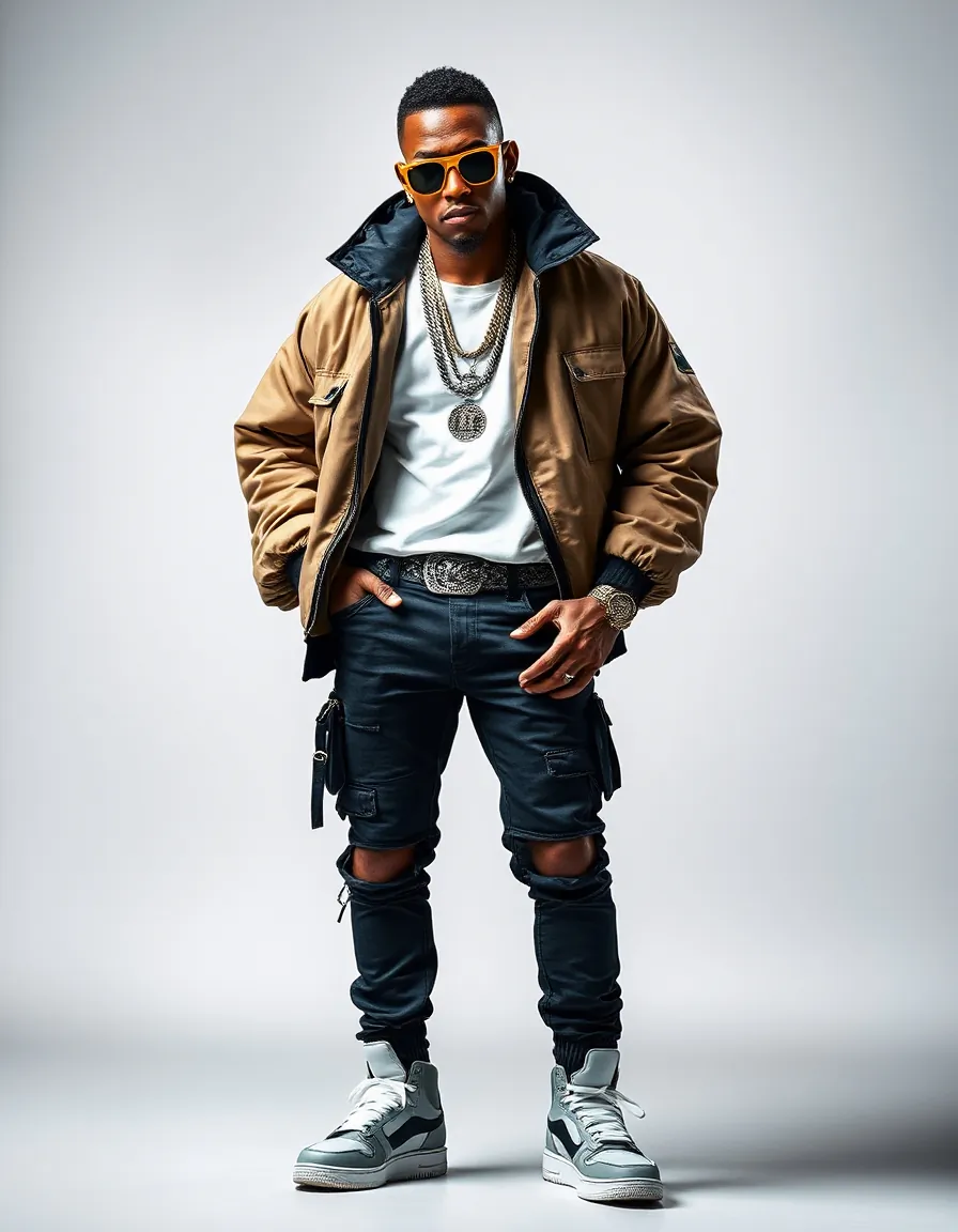 bold looks for gangsta style men