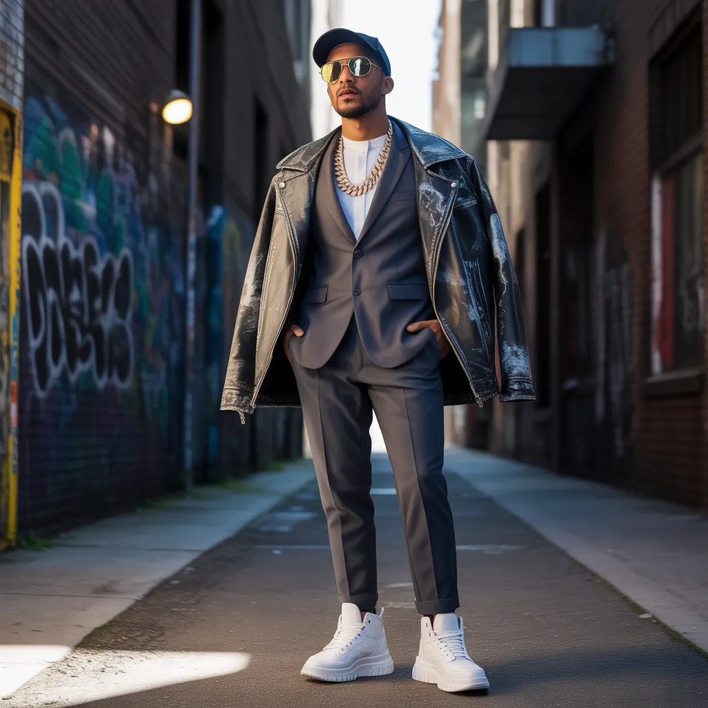 bold looks for gangsta style men