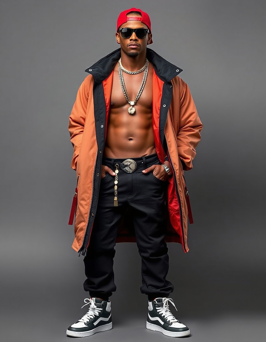 bold looks for gangsta style men