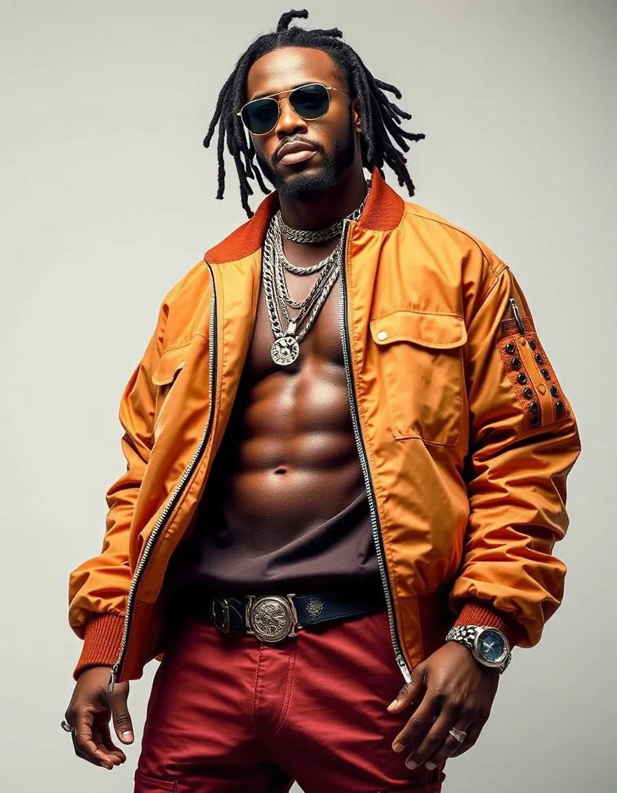 bold looks for gangsta style men