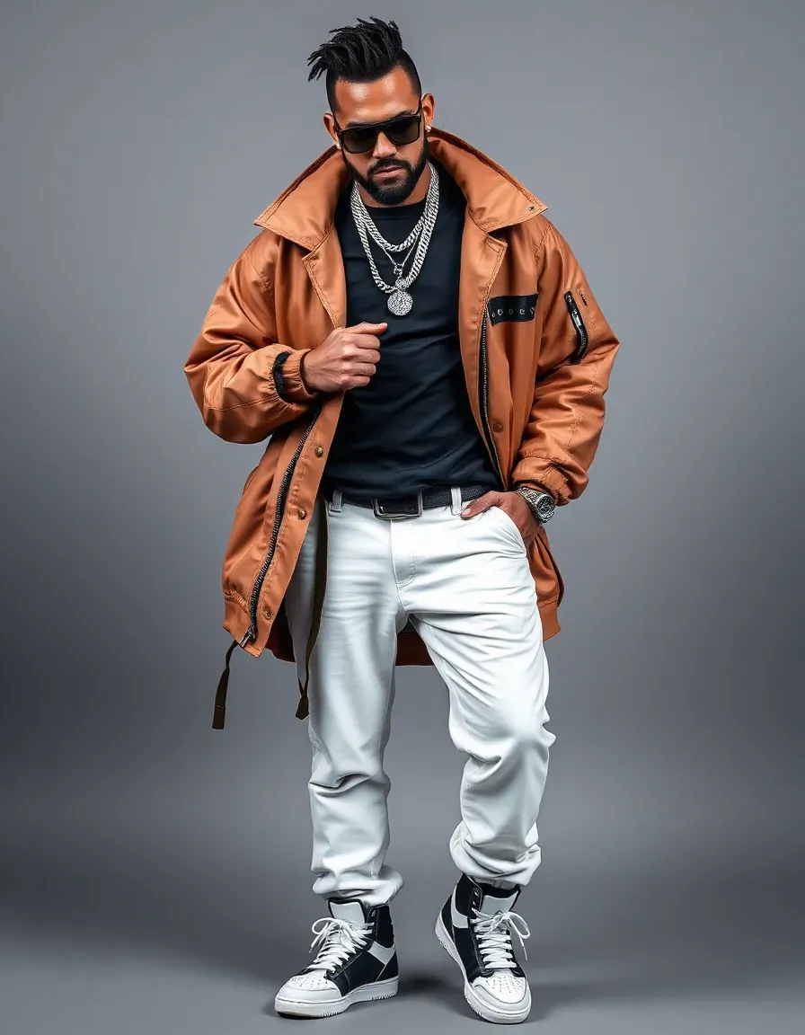 bold looks for gangsta style men