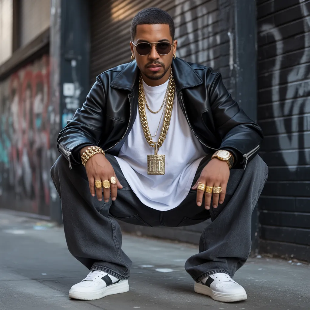 bold looks for gangsta style men