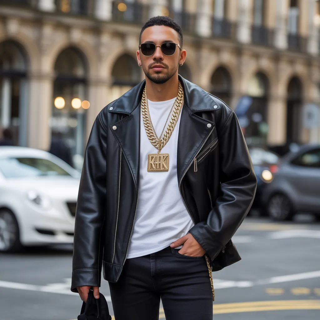 bold looks for gangsta style men