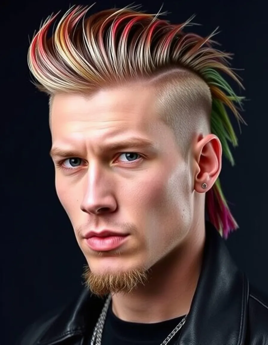 bold mullet hairstyles for men