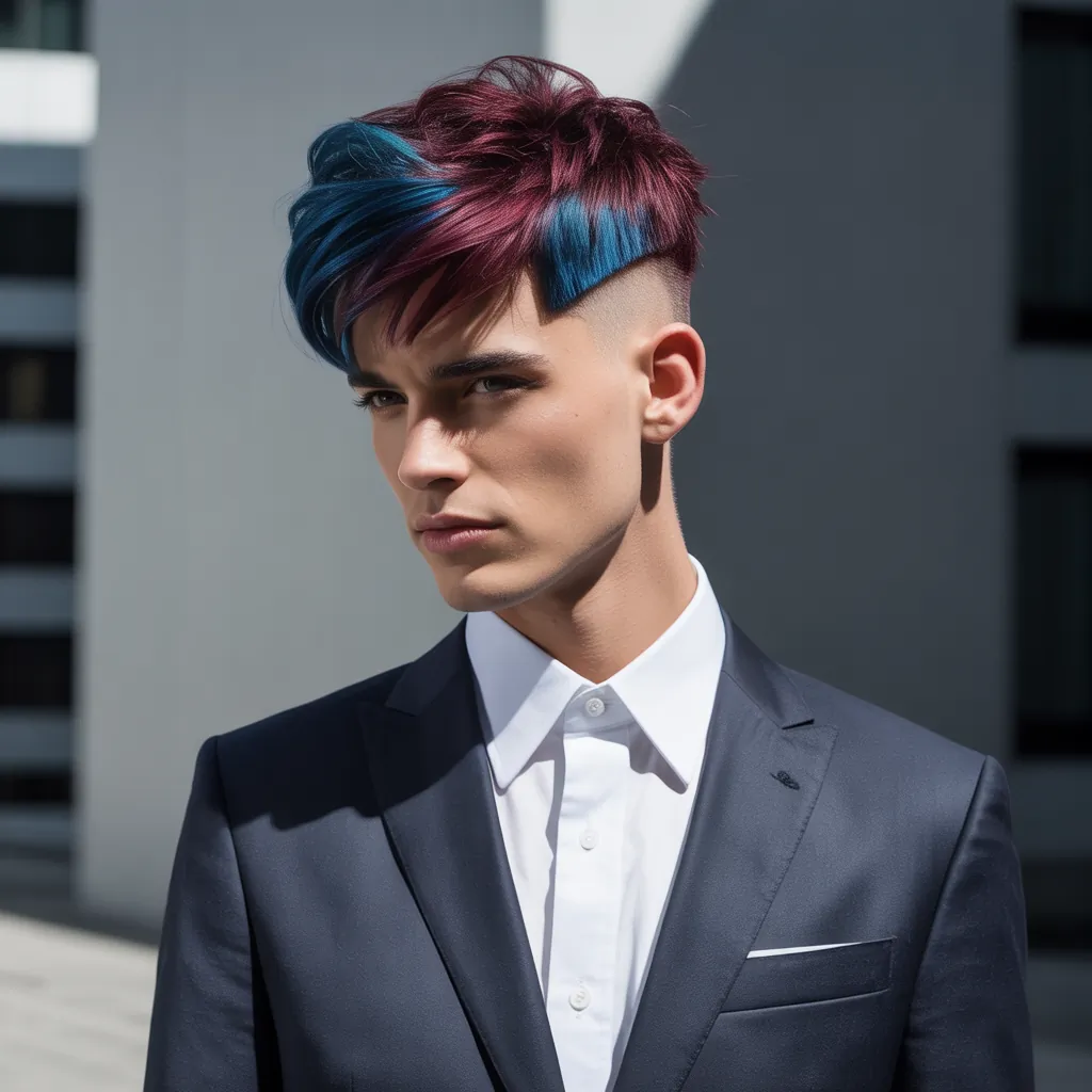 bold mullet hairstyles for men