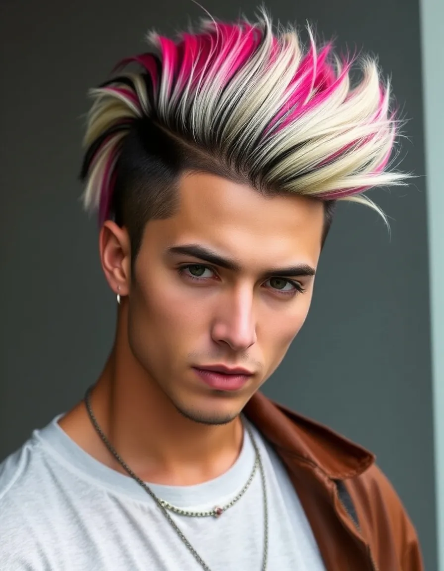 bold mullet hairstyles for men