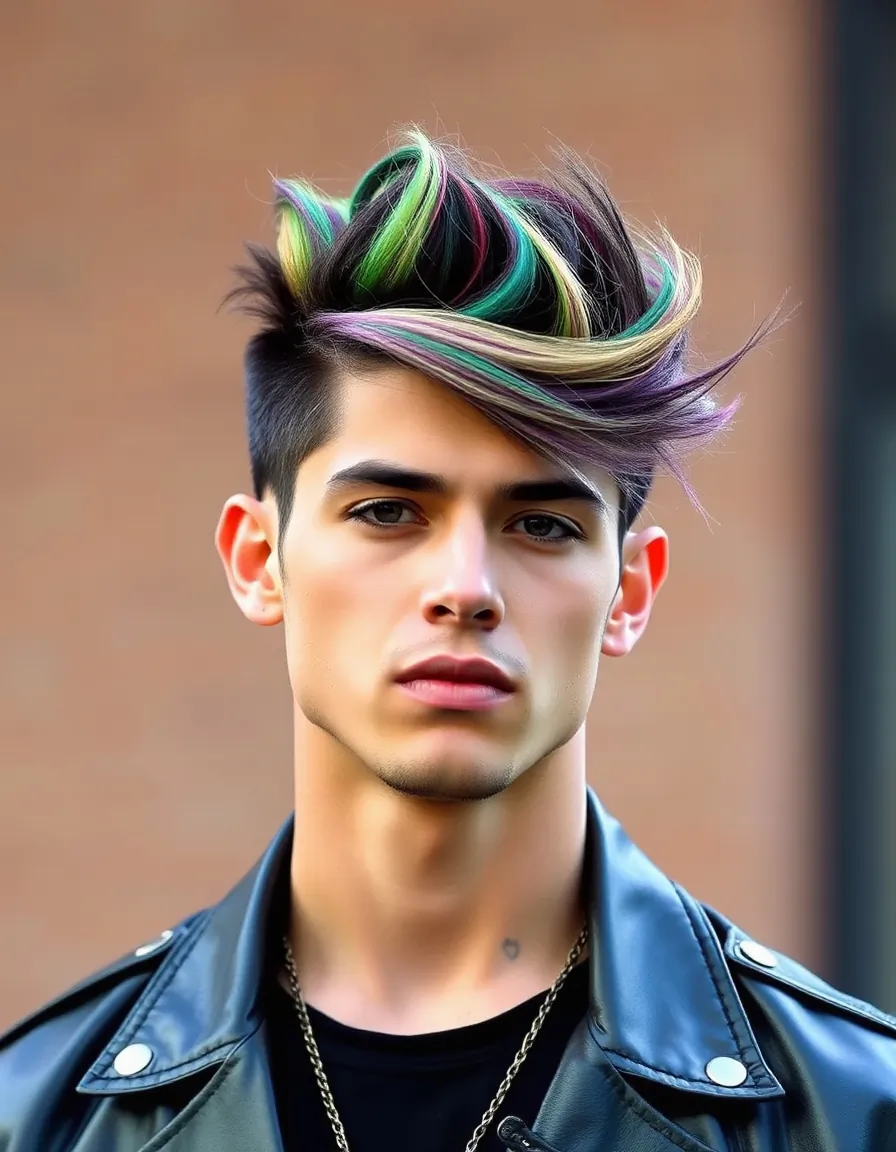 bold mullet hairstyles for men