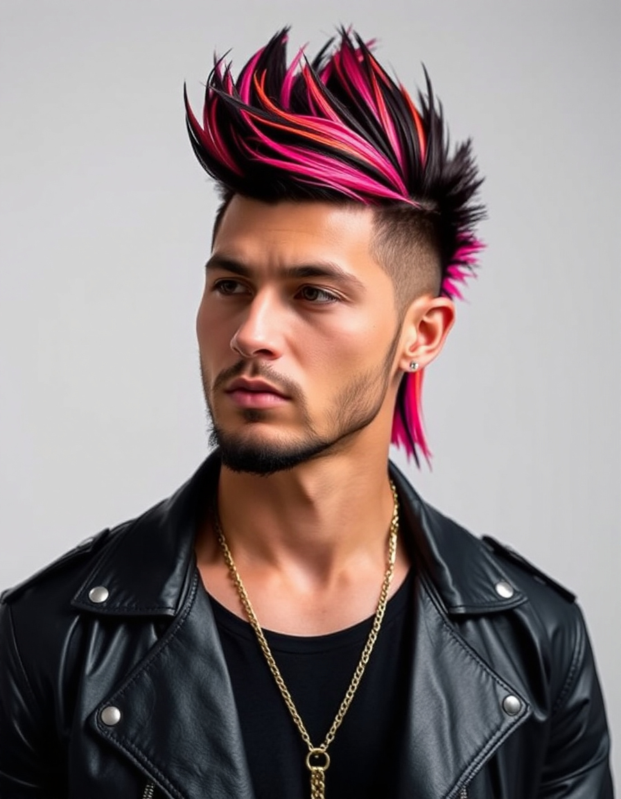 bold mullet hairstyles for men