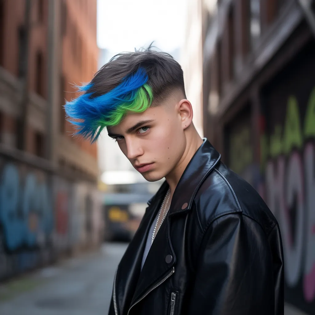 bold mullet hairstyles for men