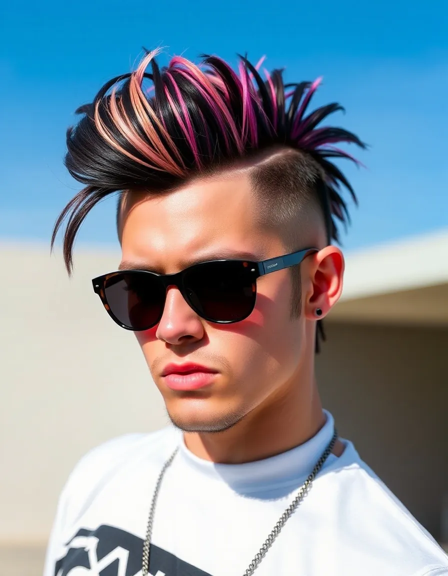 bold mullet hairstyles for men