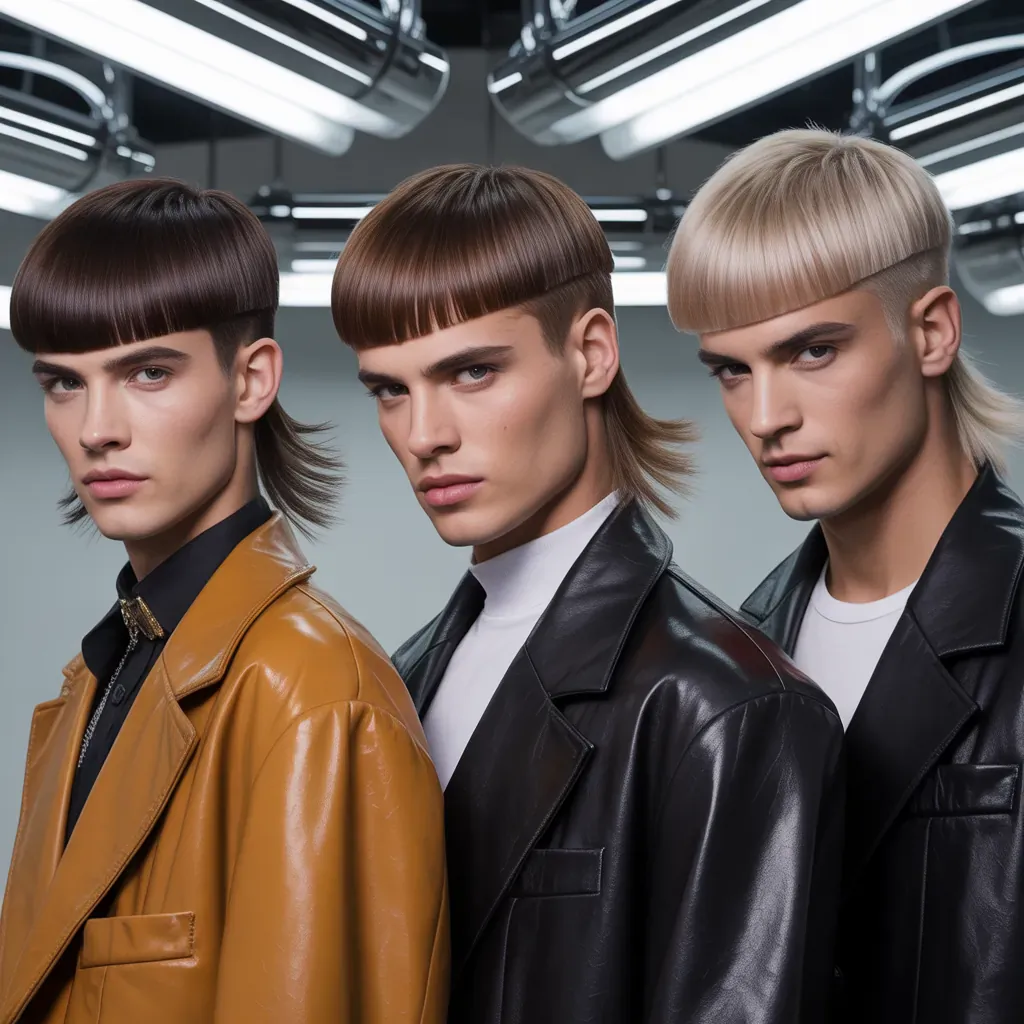 bold mullet hairstyles for men