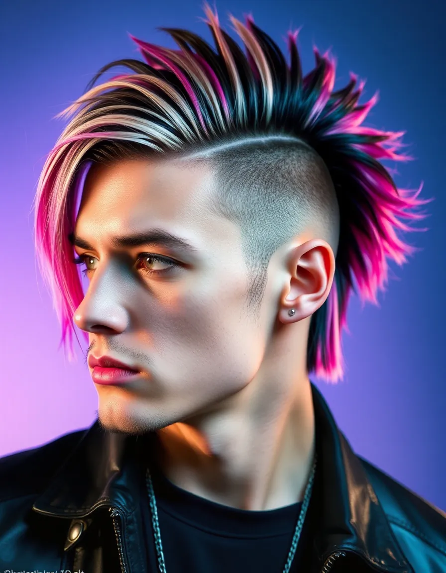 bold mullet hairstyles for men
