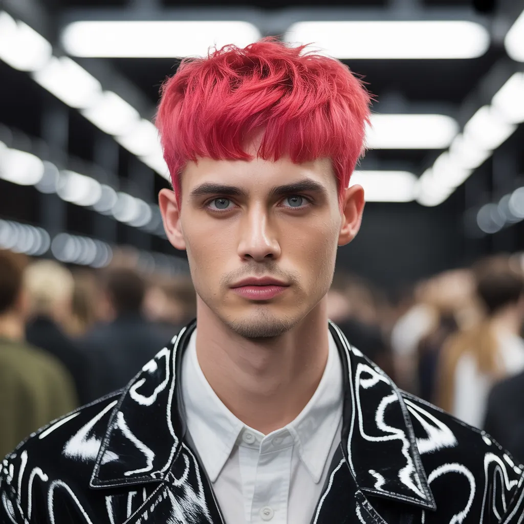 bold mullet hairstyles for men