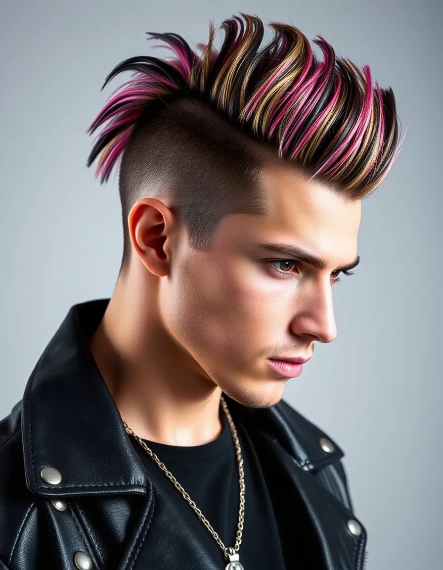 bold mullet hairstyles for men