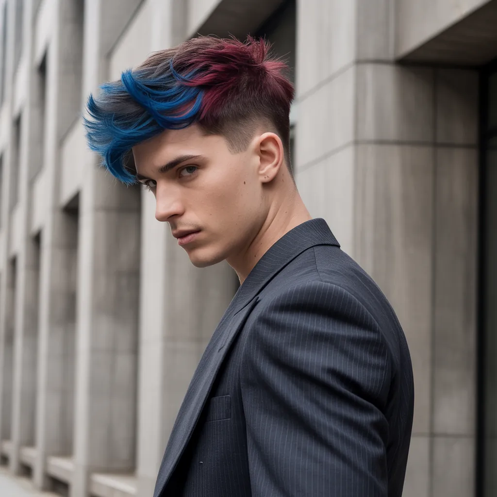 bold mullet hairstyles for men