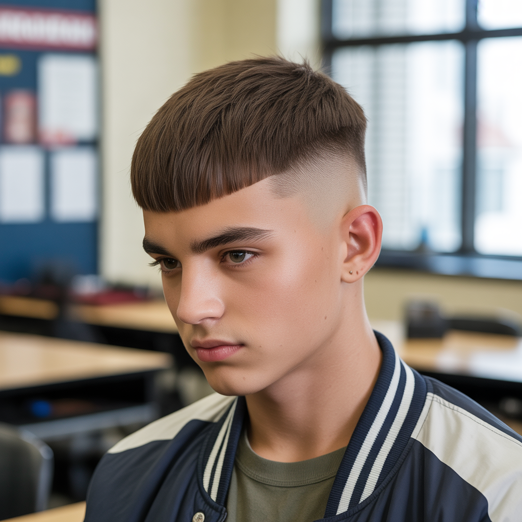 boy haircuts school