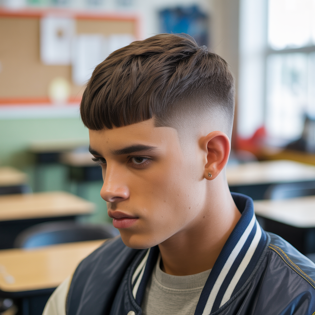 boy haircuts school