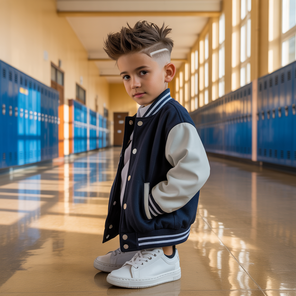 boy haircuts school