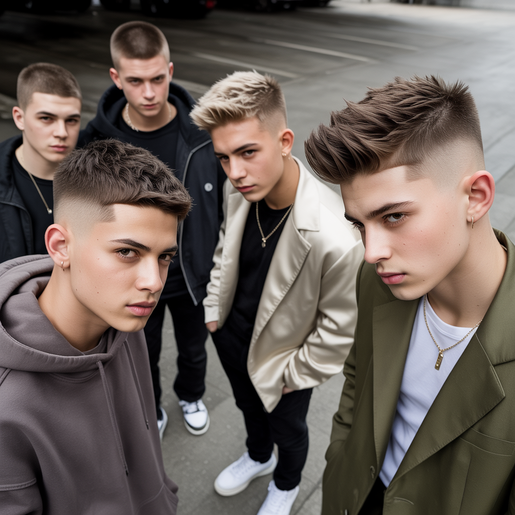 boys fade haircuts