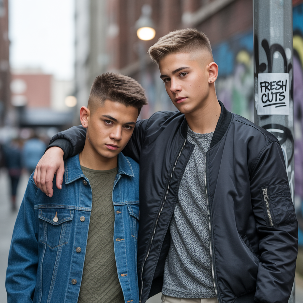 boys fade haircuts