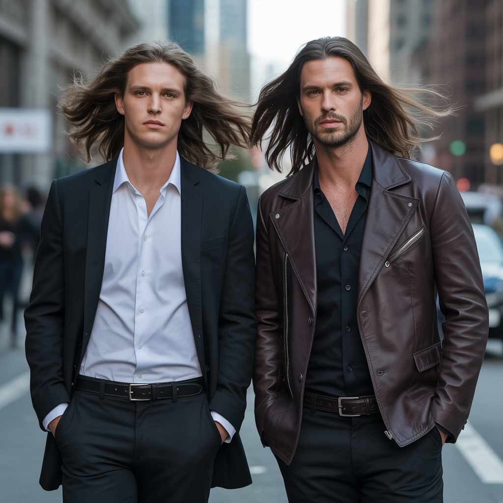 boys long hair